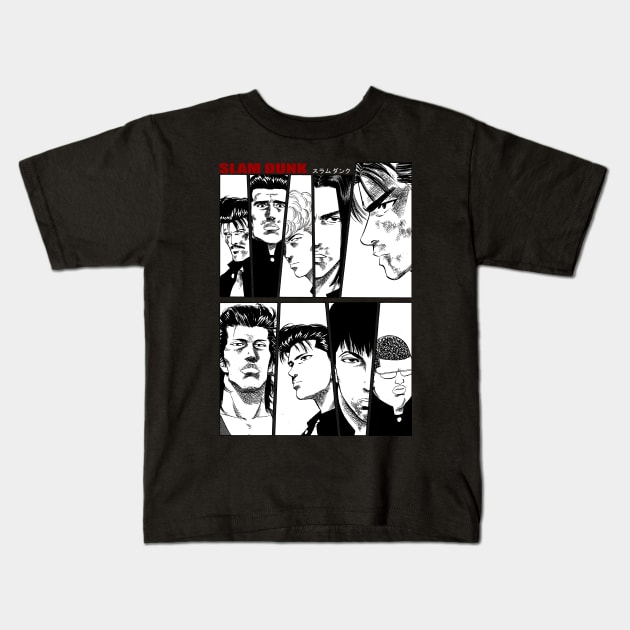 Slam Dunk Kids T-Shirt by Marston Store